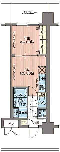 プレジオ江坂SOUTH 0905｜大阪府吹田市南吹田5丁目(賃貸マンション1DK・9階・27.24㎡)の写真 その2