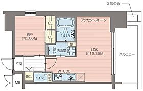 プレジオ阿波座9-15F 1206 ｜ 大阪府大阪市西区川口3丁目3-11（賃貸マンション1LDK・12階・41.58㎡） その2