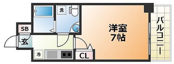 セレニテ神戸西クレア ｜兵庫県神戸市兵庫区西柳原町(賃貸マンション1K・4階・21.50㎡)の写真 その2