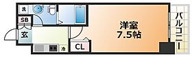 アドバンス神戸プラージュ  ｜ 兵庫県神戸市中央区海岸通5丁目（賃貸マンション1K・6階・24.61㎡） その2