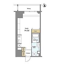 ＨＦ上野レジデンスＥＡＳＴ 1003 ｜ 東京都台東区東上野５丁目4-15（賃貸マンション1R・10階・35.69㎡） その2