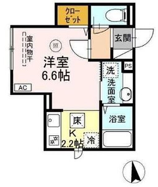 グラナーデ南千住 103｜東京都荒川区南千住６丁目(賃貸アパート1K・1階・25.30㎡)の写真 その2