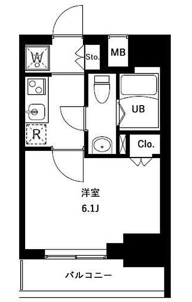 アーバンパークお花茶屋 702｜東京都葛飾区宝町１丁目(賃貸マンション1K・7階・21.28㎡)の写真 その2