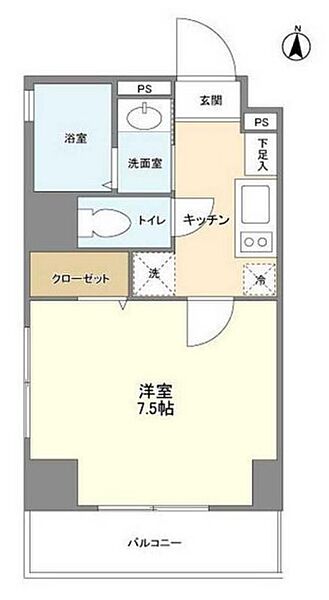 クオーレプロバンス本所 603｜東京都墨田区本所３丁目(賃貸マンション1K・6階・25.11㎡)の写真 その2