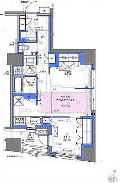 ディームス大手町ノース 305｜東京都千代田区神田多町２丁目(賃貸マンション2LDK・3階・50.03㎡)の写真 その2