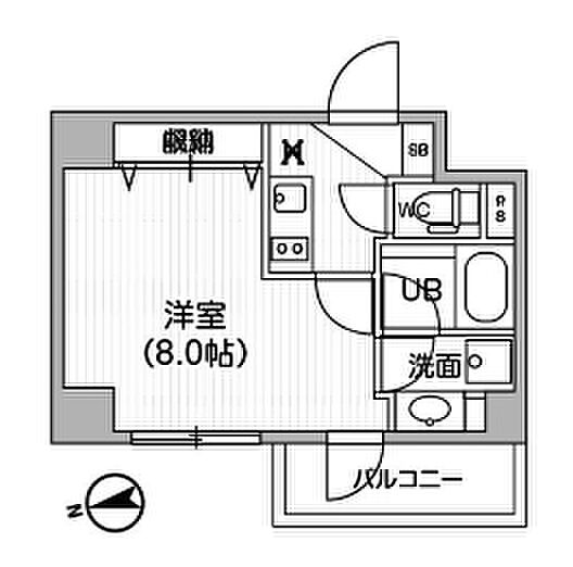 レクシード神楽坂 207｜東京都新宿区東五軒町(賃貸マンション1K・2階・25.93㎡)の写真 その2