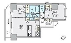 クレストコート上野 501 ｜ 東京都台東区北上野２丁目6-1（賃貸マンション2LDK・5階・50.66㎡） その2