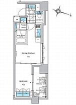 ルフォンプログレ神田プレミア 707 ｜ 東京都千代田区神田須田町１丁目20-1（賃貸マンション1DK・7階・30.51㎡） その2