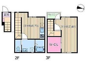 ラメール飯田橋 204 ｜ 東京都新宿区新小川町8-4（賃貸アパート1DK・2階・43.43㎡） その2