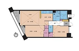 ジェイパーク御苑内藤町 4F ｜ 東京都新宿区内藤町1-7（賃貸マンション2LDK・4階・56.05㎡） その1