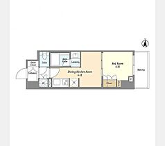 ラティエラ四谷 802 ｜ 東京都新宿区愛住町未定（賃貸マンション1DK・8階・26.31㎡） その2