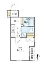 ＣＬＡＰ市谷柳町 101 ｜ 東京都新宿区市谷柳町35-1（賃貸マンション1K・1階・24.44㎡） その2