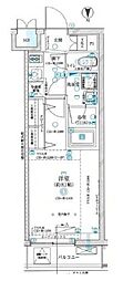 GRANPASEO神楽坂2 1Kの間取図画像