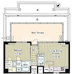 プライムアーバン東中野コート 1LDKの間取図画像