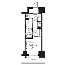 フレンシア文京関口 1Kの間取図画像