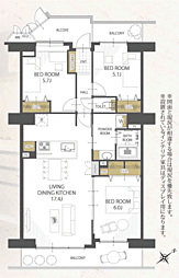 間取図画像 3LDK