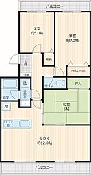 間取図画像 3LDK