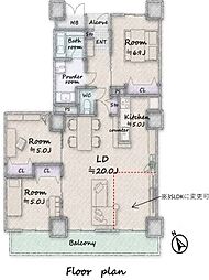 間取図画像 2SLDK