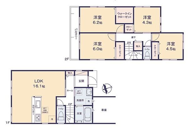 間取りを拡大表示