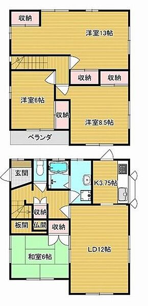 間取りを拡大表示