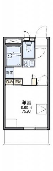 レオパレスソフィア 205｜大阪府羽曳野市島泉8丁目(賃貸マンション1K・2階・20.28㎡)の写真 その2