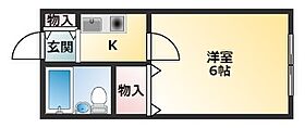 マンションメグミ田口  ｜ 大阪府八尾市水越3丁目（賃貸アパート1K・2階・18.00㎡） その2