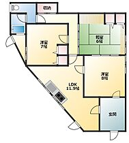 羽曳野向野戸建て  ｜ 大阪府羽曳野市向野2丁目（賃貸一戸建3LDK・1階・81.06㎡） その2