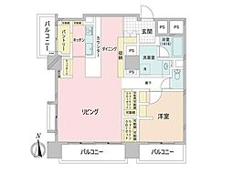 高円寺サマリヤマンション 1LDKの間取図画像