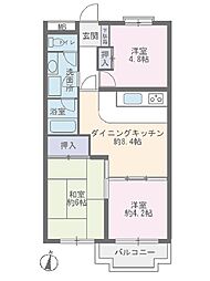 パークハイム上井草 3DKの間取図画像