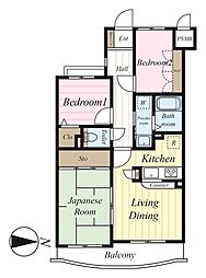セザール小手指 3LDKの間取図画像