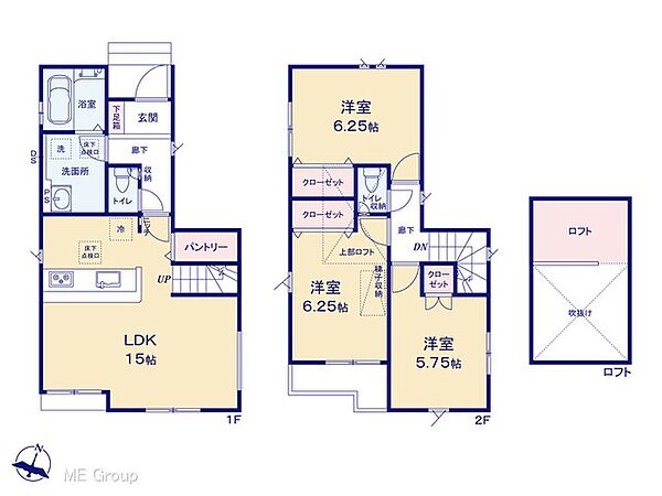間取りを拡大表示