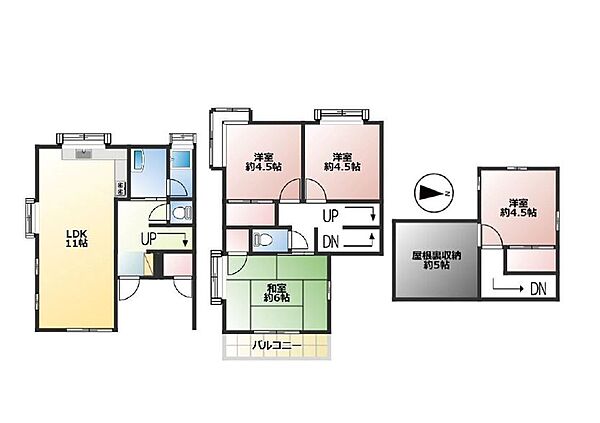 間取りを拡大表示