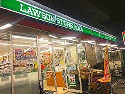 コンビニ 300m ローソンストア100 中野新橋店