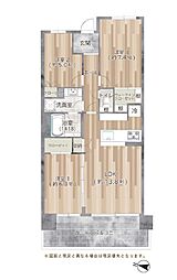 ルネアクアパークスビューフロント豊玉南 3LDKの間取図画像