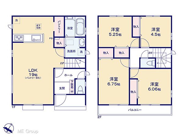 間取りを拡大表示