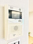 TVモニター付インターフォンが付いていてセキュリティ充実  