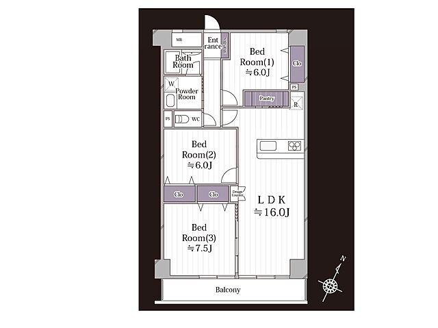 間取り 和光市白子3丁目