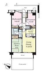 間取図画像 2SLDK