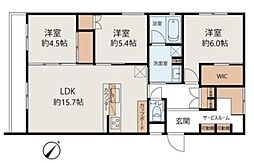 間取図画像 3LDK