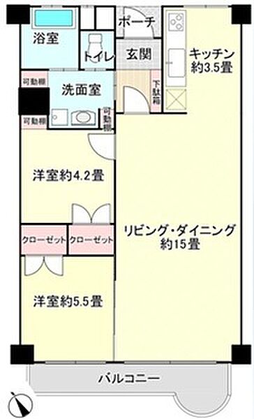 間取りを拡大表示
