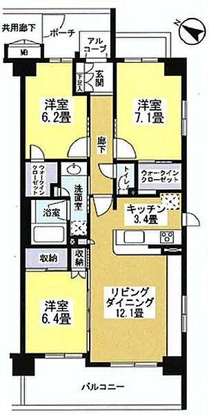 間取りを拡大表示