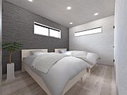 建物プラン完成イメージ（内観・2階洋室）