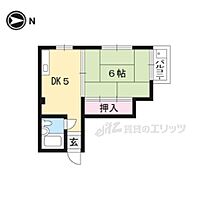 滋賀県大津市本宮２丁目（賃貸マンション1DK・3階・25.00㎡） その2