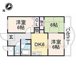 間取図画像 3DK