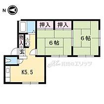 滋賀県大津市丸の内町（賃貸アパート2K・1階・38.00㎡） その2