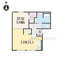 滋賀県米原市高溝（賃貸アパート1LDK・2階・43.63㎡） その2