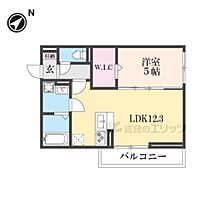 滋賀県大津市一里山５丁目（賃貸アパート1LDK・2階・42.79㎡） その2