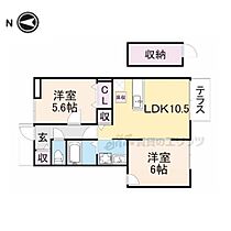 滋賀県長浜市宮司町（賃貸アパート2LDK・1階・54.86㎡） その2