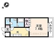 滋賀県湖南市平松北２丁目（賃貸アパート1K・2階・25.50㎡） その2