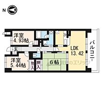 滋賀県草津市追分４丁目（賃貸マンション3LDK・4階・65.96㎡） その2